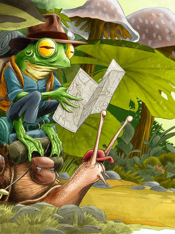 Frog and Snail on a journey